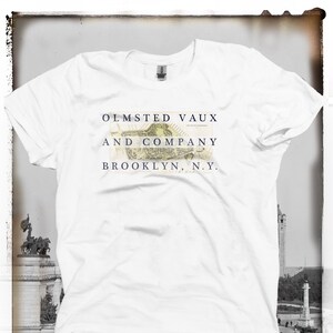 Prospect park Outdoor T-shirt New York thème de la nature Tshirt Parcs de la ville de New York T-shirt des amoureux du parc de Brooklyn Chemise Olmsted & Vaux