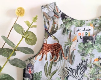 US ZOO Lion Zebra Baby Newborn Infant Cotton Organic Quilted Romper Jumsuit