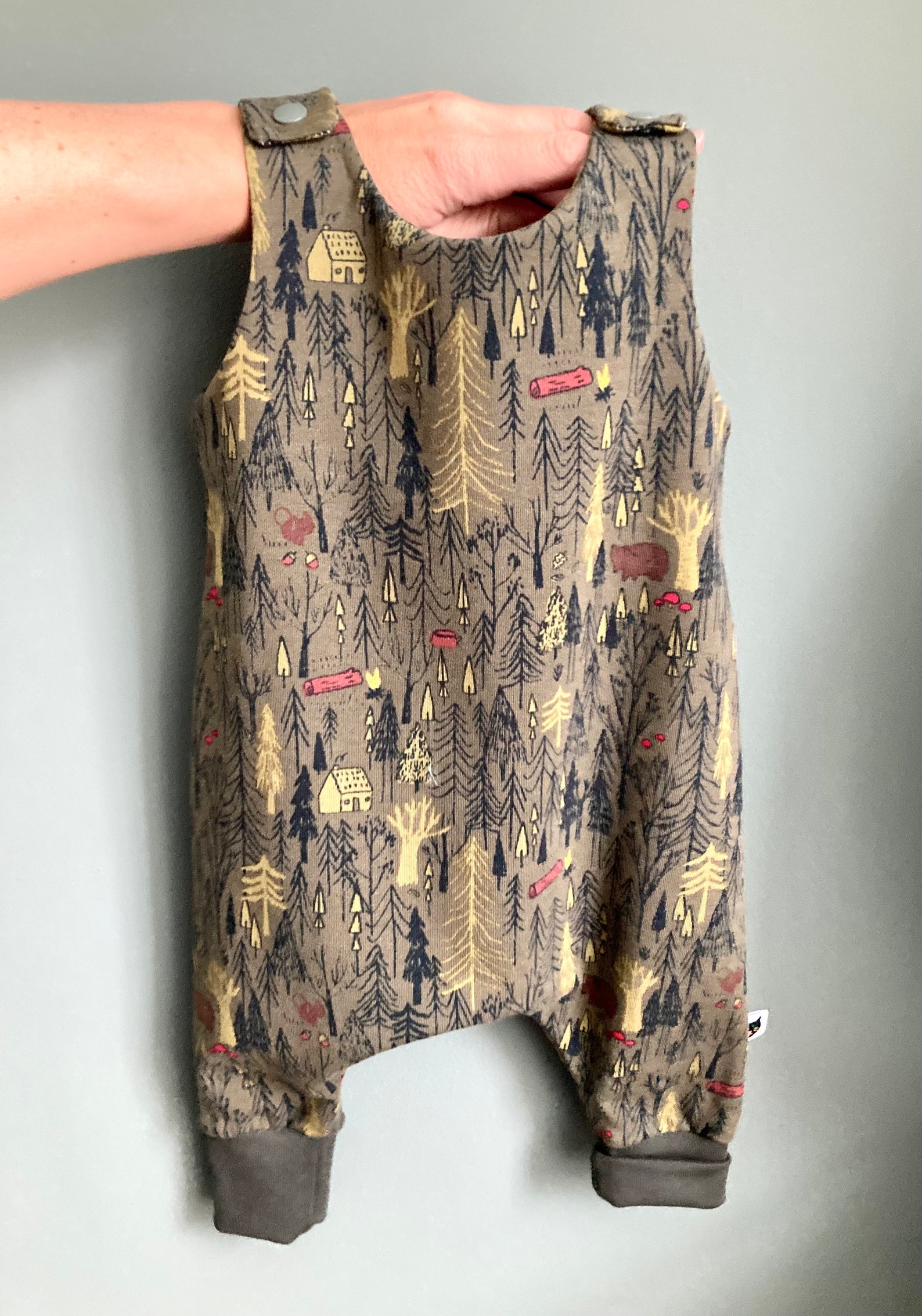The Forest Half Sleeve Summer Baby Romper