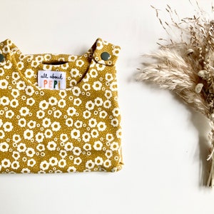 Baby romper - Baby girl present, organic baby gift, floral baby romper, newborn gift for baby girl image 4