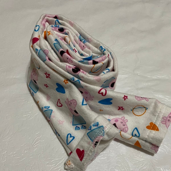 Peppa Pig  CPAP Tubing Cover, CPAP, Hose Cover, Tube Insulator, washable, 100% cotton flannel