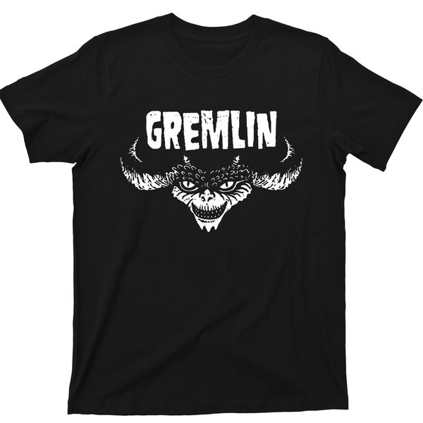 Gremlin T Shirt - Gremlins Punk Rock N Roll Heavy Metal Record Album Mashup Graphic TShirt