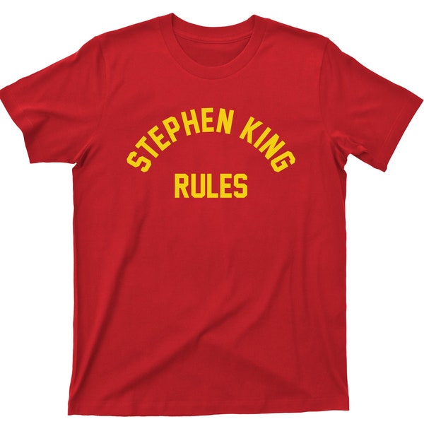 Stephen King Rules T Shirt - Monster Squad Horror Movie Graphic TShirt