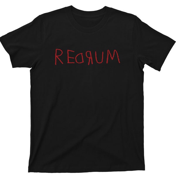 Redrum T Shirt - The Shining Horror Movie Graphic TShirt