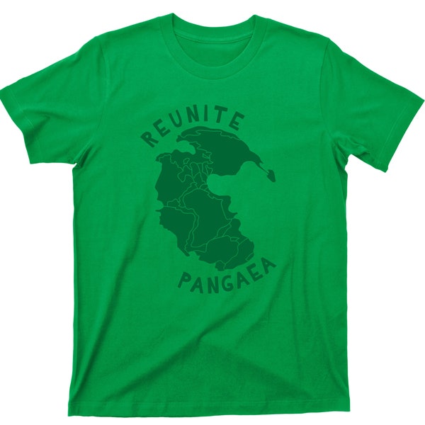 Reunite Pangaea T Shirt - Pangea Supercontinent Graphic TShirt