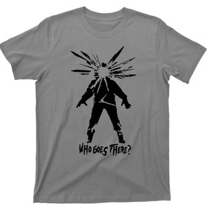 誰がそこに行くのか? Tシャツ - The Thing グラフィック Tシャツ
