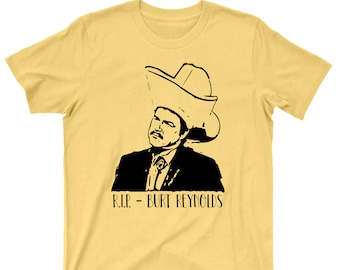 R.I.P. Burt Reynolds T Shirt - Drol Ferguson Het is een grappige naam Grote Oversized Hoed Grafische TShirt