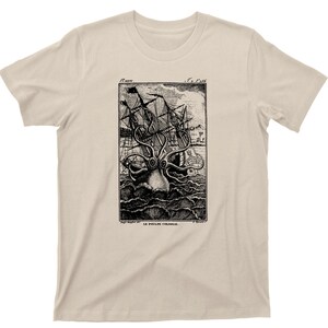 Giant Octopus T Shirt Kraken Sea Monster Graphic Tshirt - Etsy