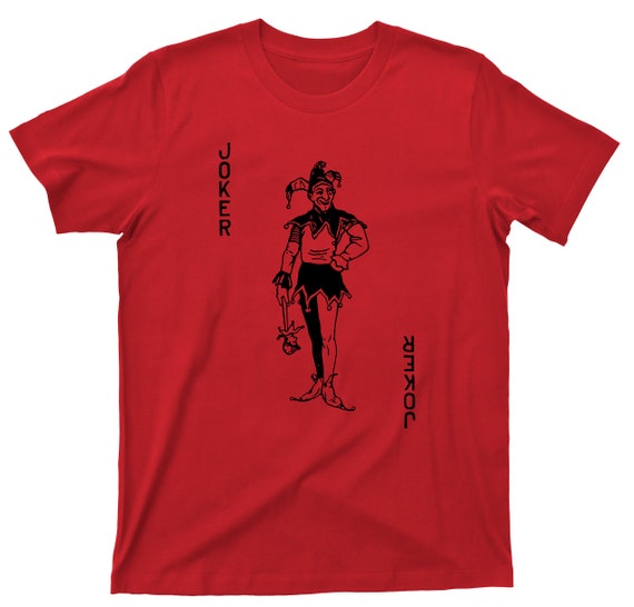 Joker T Shirt Jester Playing Card 