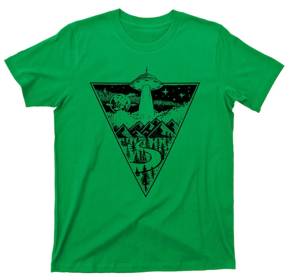 Ufo Pyramid Abduction! - Believe T-Shirt Ufo Pyramid Abduction! - Believe T-Shirt