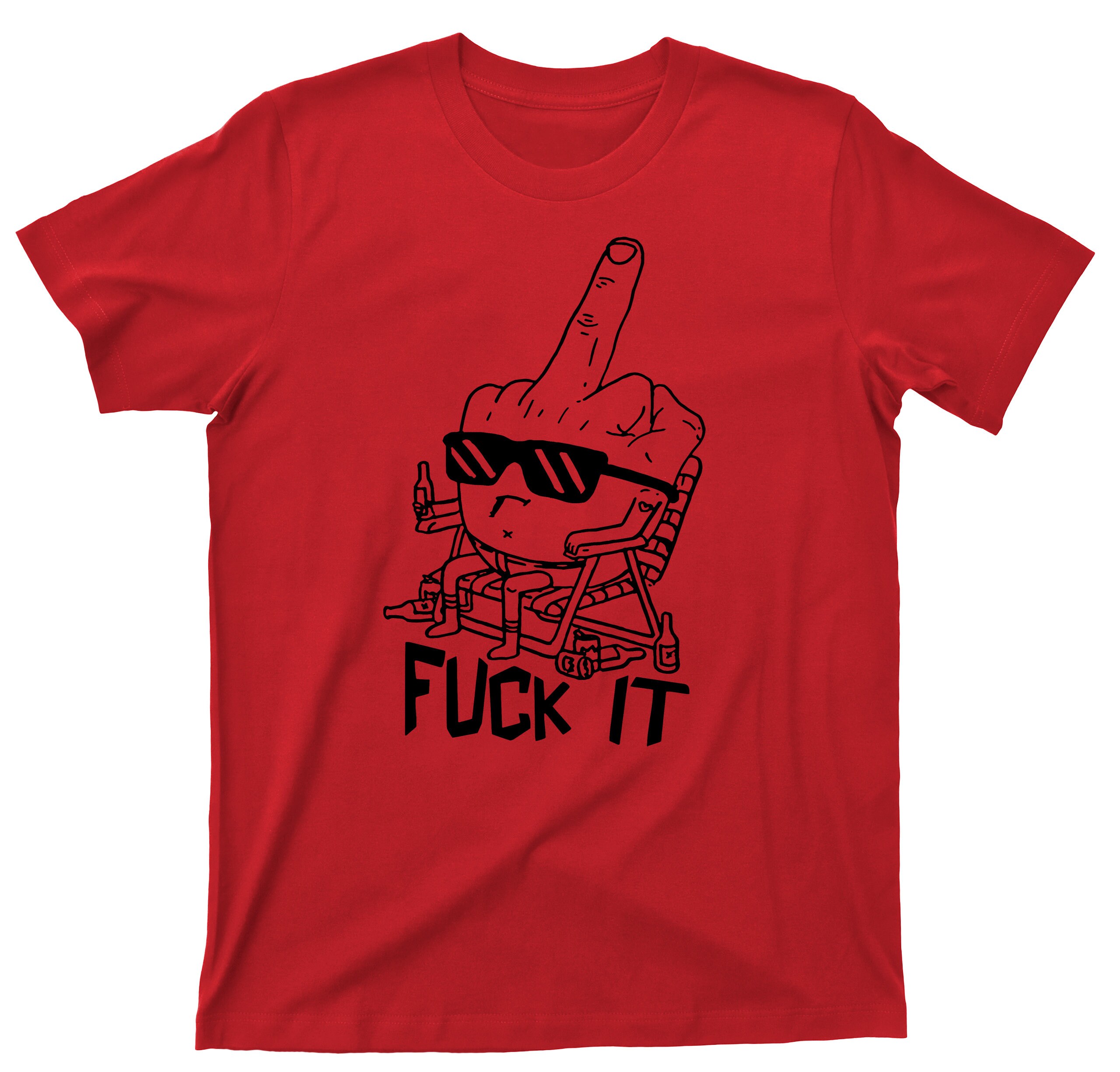 中指 T シャツ - Fuck It グラフィック T シャツ - Etsy 日本