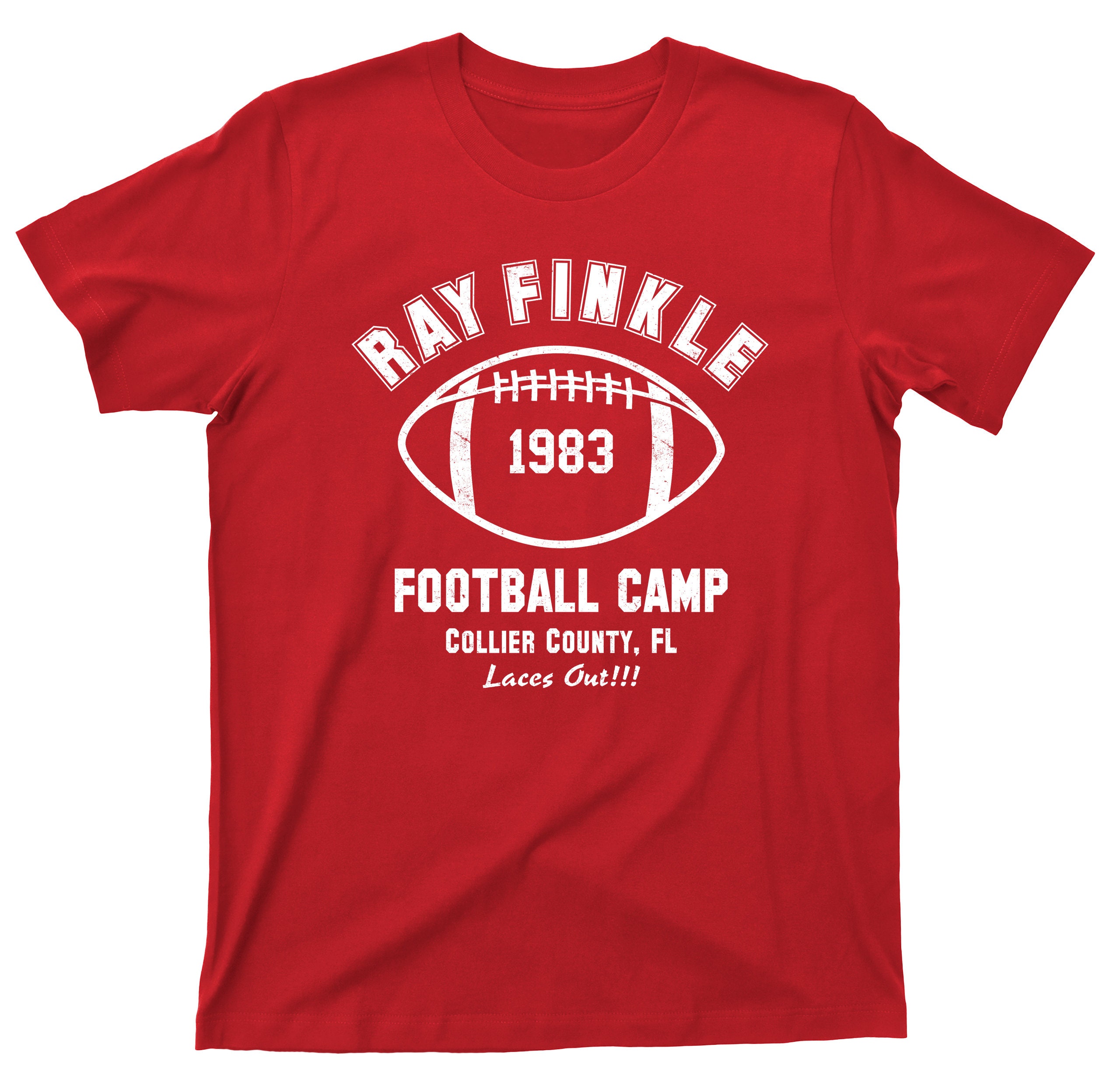 Ray Finkle Football Camp Laces Out T Shirt - Ace Ventura Pet