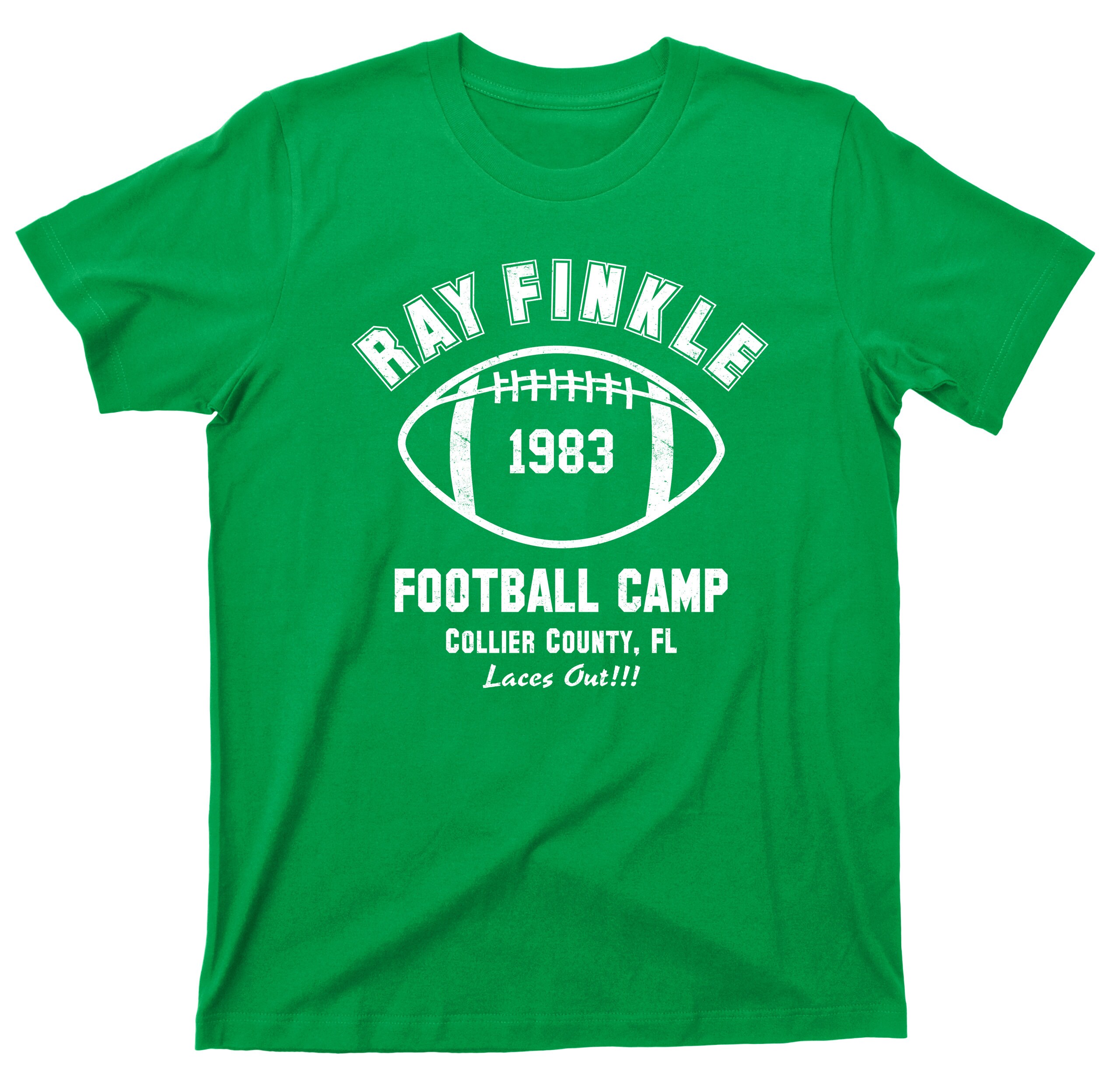 Ray Finkle Football Camp Laces Out T Shirt - Ace Ventura Pet
