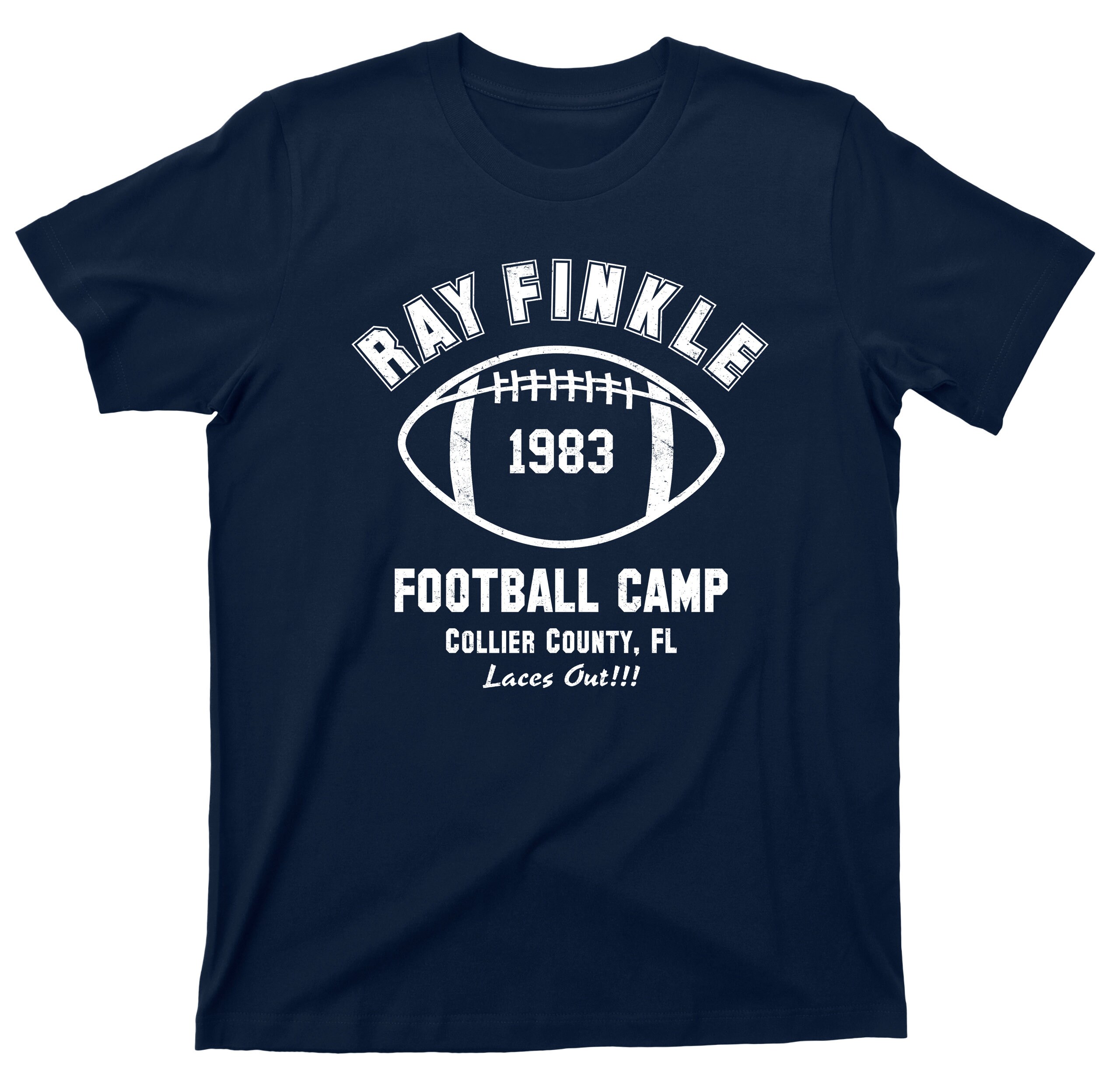 Ray Finkle Football Camp Laces Out T Shirt - Ace Ventura Pet 