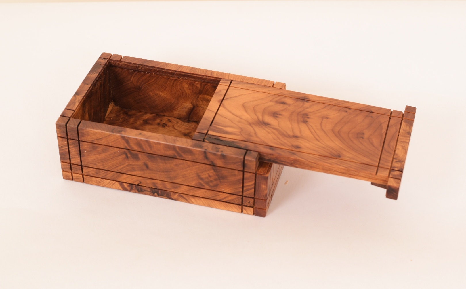 4 x3 Burl caja secreta de madera thuya, madera thuya de alta calidad, caja  de apertura mágica, caja de seguridad secreta, joyería pequeña caja de  madera thuya hecha a mano -  México