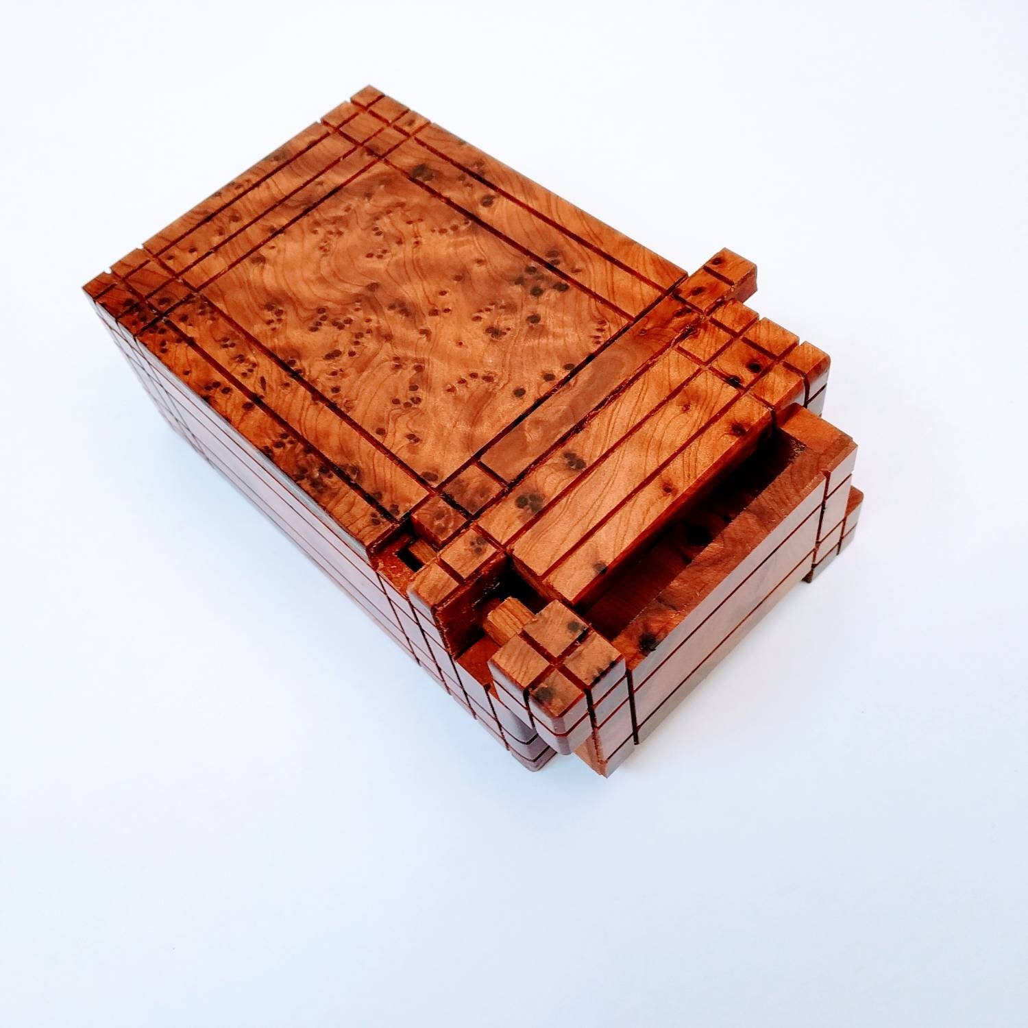 Handmade Wood Puzzle Box, 'Om Protector' (Indonesia) - Bed Bath & Beyond -  19384156