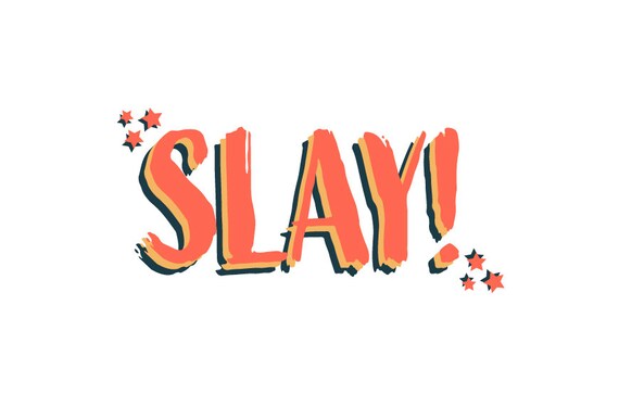 Puno Når som helst Beskrivelse SLAY Laptop Stickers Hydro Flask Stickers Phone - Etsy