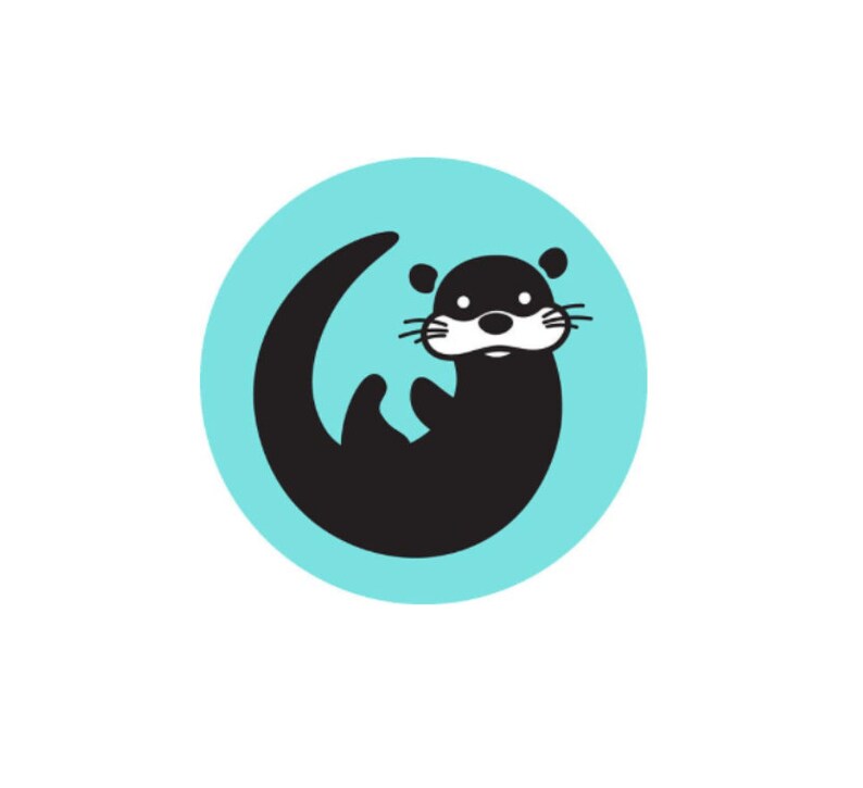 business sticker cute otter sticker @ollieotterstickers Ollieotter