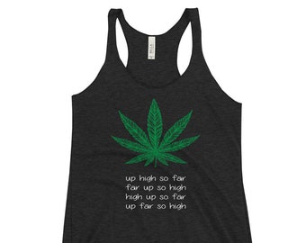 Up High So Far | Women Racerback Tank Top