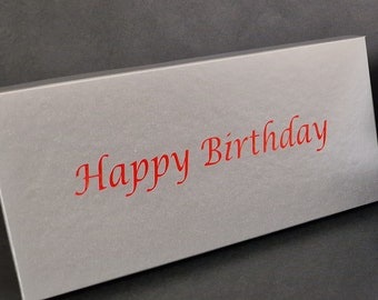 Personalised Rectangle Gold (sold out of gold) or Silver Gift Box