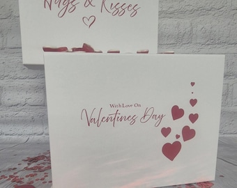 Caja de regalo de lujo para San Valentín, caja de recuerdos personalizada