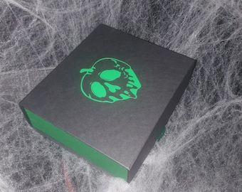 Poisoned Apple Halloween Gift Box – Black & Green Treat Hamper