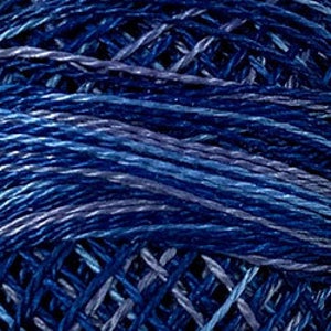 Valdani Size 8 - M5 Denim Blues Price Per 1 Ball or 1 Skein of thread