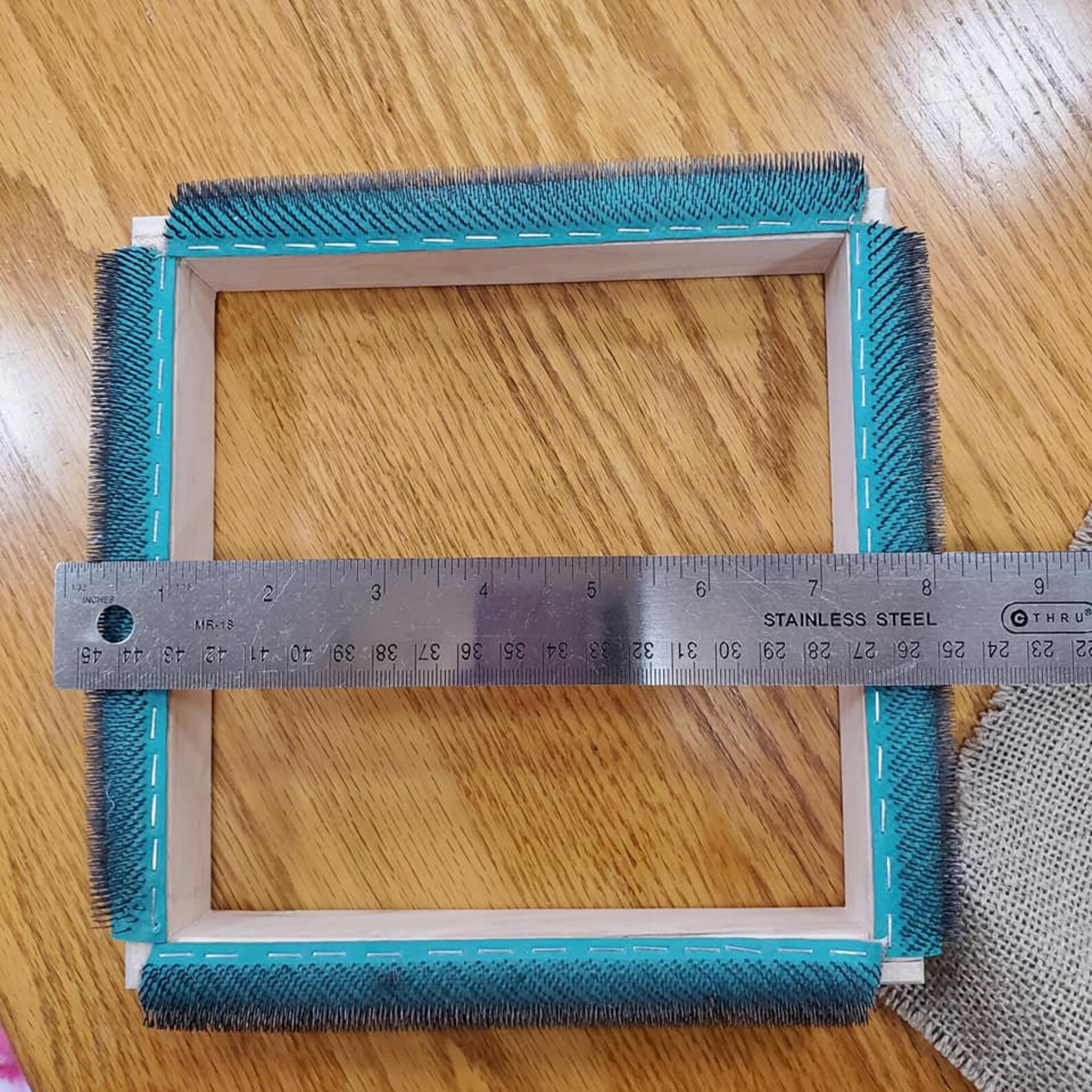 Gripper Frame for Punch Needle size 8.5 square outside with Etsy