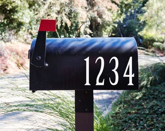 Custom Address Number Vinyl Decal - Mailbox Vinyl Decal Sticker - Address Sign Vinyl Sticker