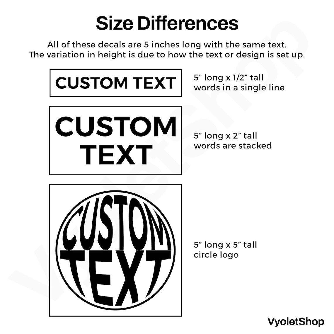 Custom Vinyl Decals Make Your Own Personalized Decal Car/ Etsy