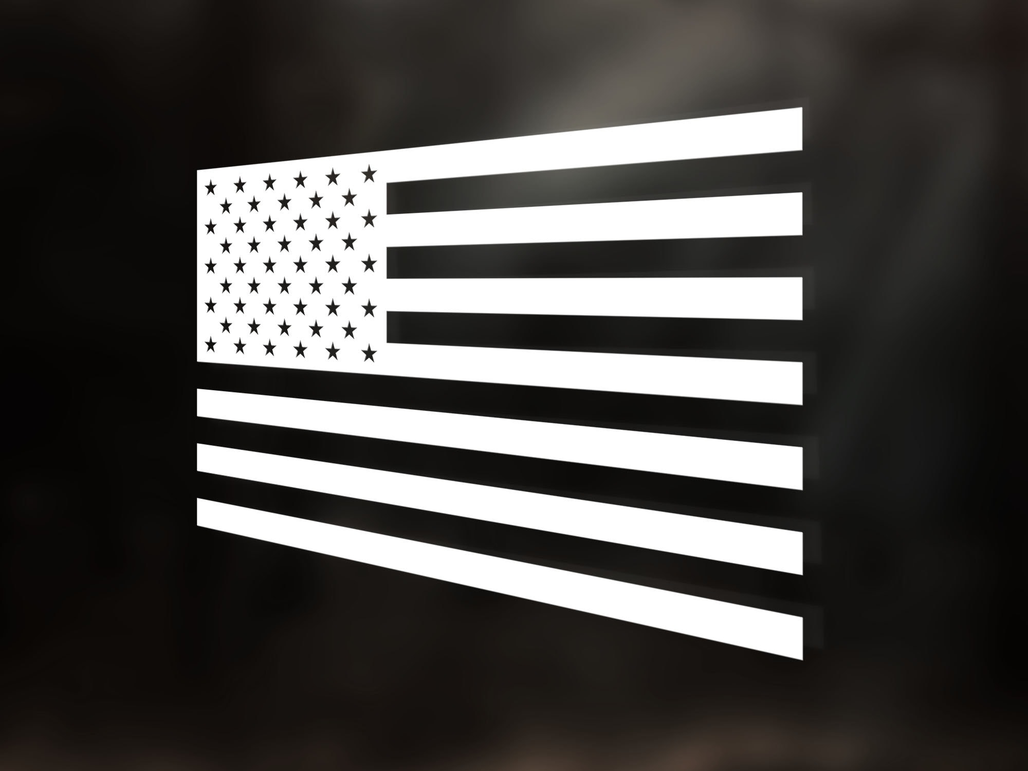American Flag Decal - Stars and Stripes Vinyl Sticker Decal - Car Win…