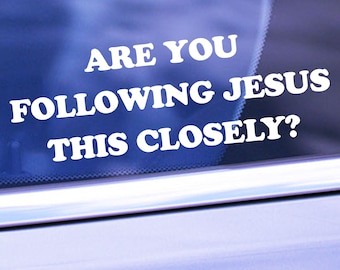 Jesus Bumper Sticker Etsy Jesus Bumper Sticker Etsy