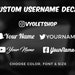 Custom Social Media Username Decal - Personalized Username Sticker - Social Media Car Window Vinyl Decal Sticker 