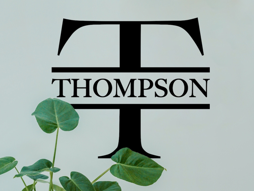 family-last-name-split-monogram-decal-family-name-decal-name-monogram