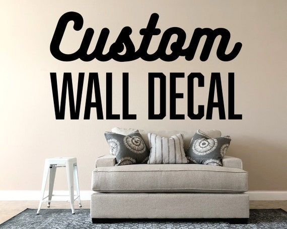 Wall Decals - Custom Removable and Reusable Vinyl Wall Stickers