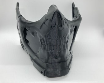Kabal half skull mask MK9 MK10 MKX MK11 aftermath mortal kombat mask helmet mask shell