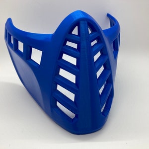 Mortal Kombat scorpion mask raw 3d printed. 3d printed Mk11 MKX classic mortal kombat 11 mask mk10 mk9 mortalkombatmask