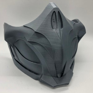 Mortal Kombat scorpion mask raw 3d printed. 3d printed Mk11 MKX mortal kombat 11 mask mk10 mk9 mortalkombatmask