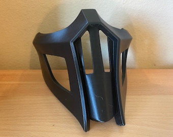 Mortal Kombat mask. NoobSaibot 3d printed. Noob Saibot finished in black filament