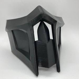 Mortal Kombat 11 mask. Classic NoobSaibot V2 3d printed. Noob Saibot finished in black filament