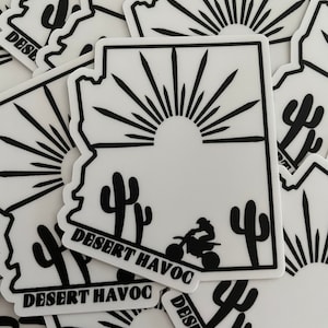 Sticker Desert Havoc Arizona
