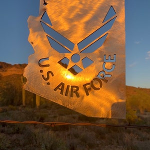 Custom U.S. Air Force Metal Sign