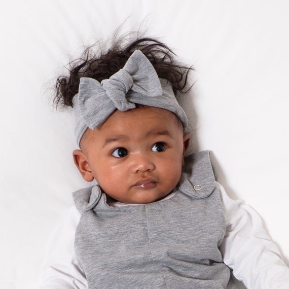grey headband baby