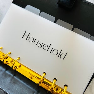 Set of 6 minimal Cash Envelopes | Set | Money Envelopes | Budget System | A6 | Personal | Personalize | Customize |