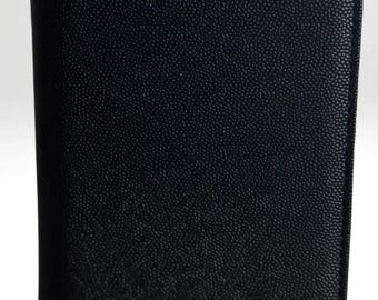 Black Vegan Leather A6 Budget Binder | 15mm Rings
