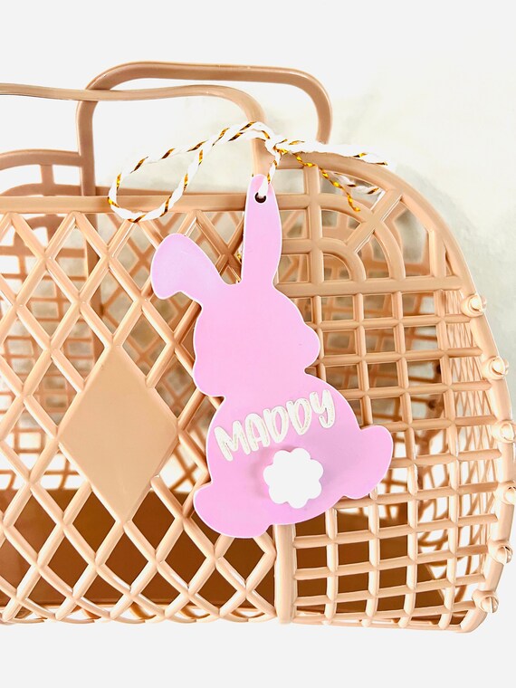 Personalized Easter Basket Name Tags Acrylic Tag Basket Tag Etsy