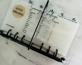 10k savings binder | holiday challenge  | Cash Envelopes | Sinking Funds Budget System