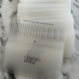 100 枚の長袖封筒チャレンジ | ホリデー チャレンジ | 現金封筒 | 積立金予算システム