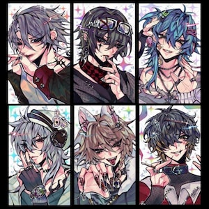 N+C Boys gacha photocards