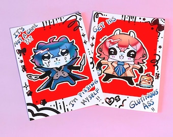 ペルソナ5 雨宮蓮＆明智五郎(シュアケ) ポスター、ポストカード - Etsy